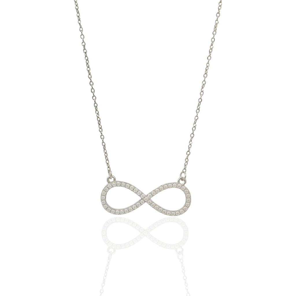 Dazzling Infinity Pendant Necklace