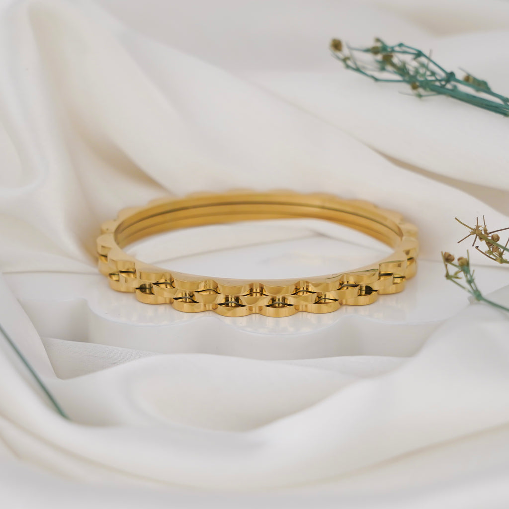 Golden Weave Bracelet