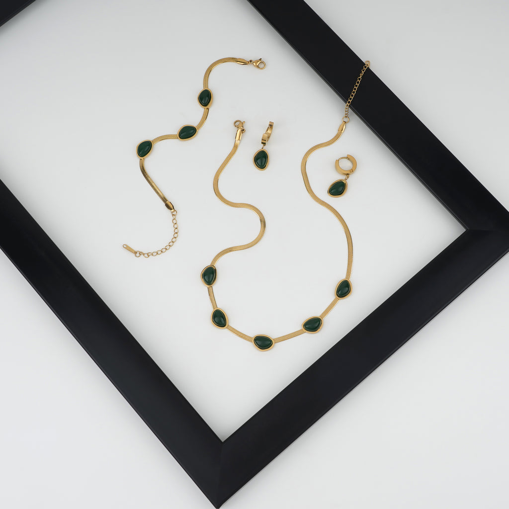 Emerald Luxe Green Stone Collection