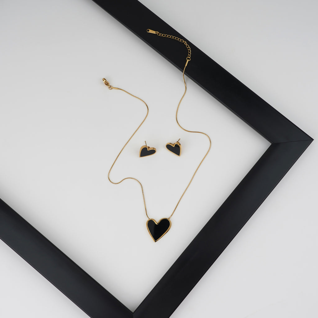 Midnight Heart Heart Jewelry Collection