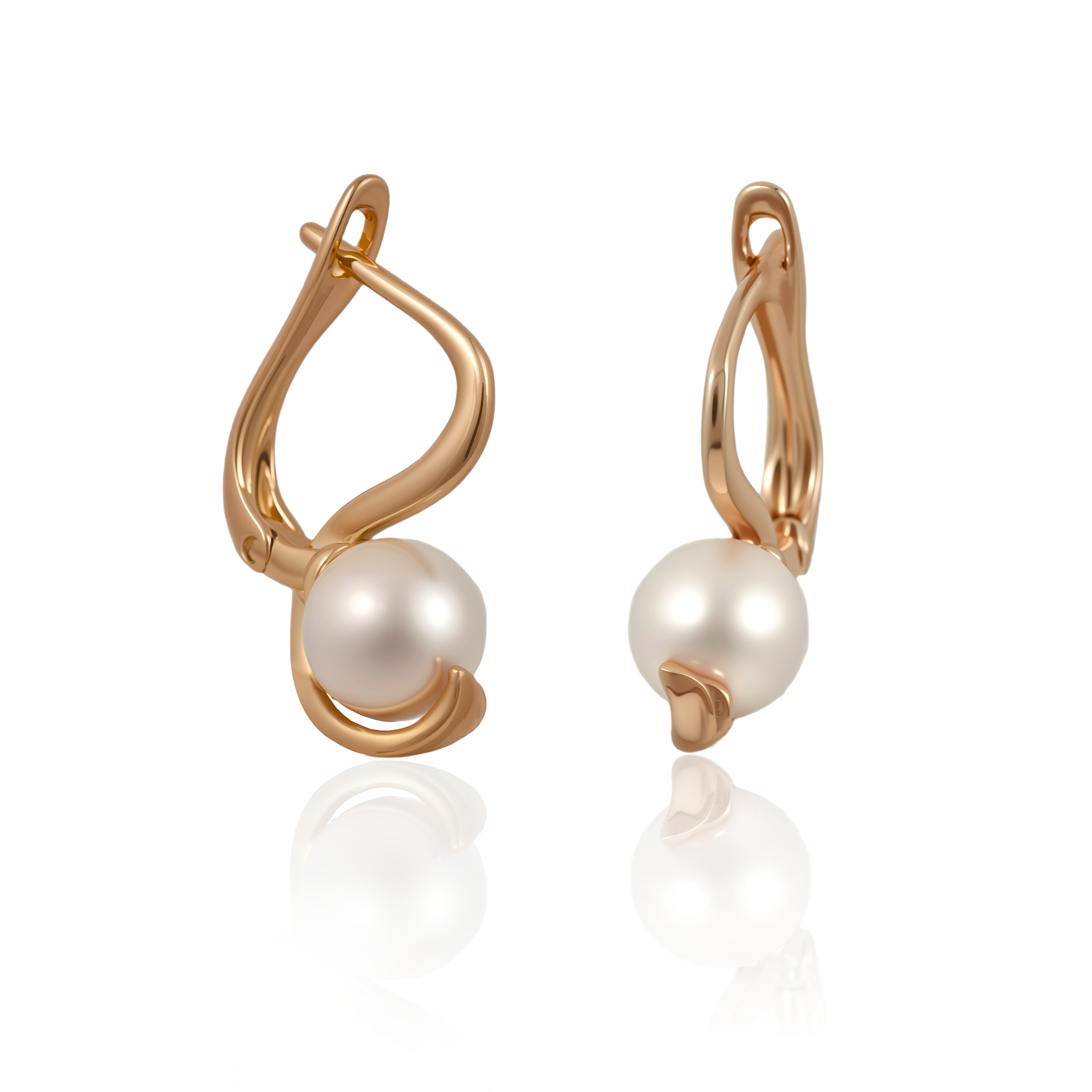 Pearl Hoop Earrings