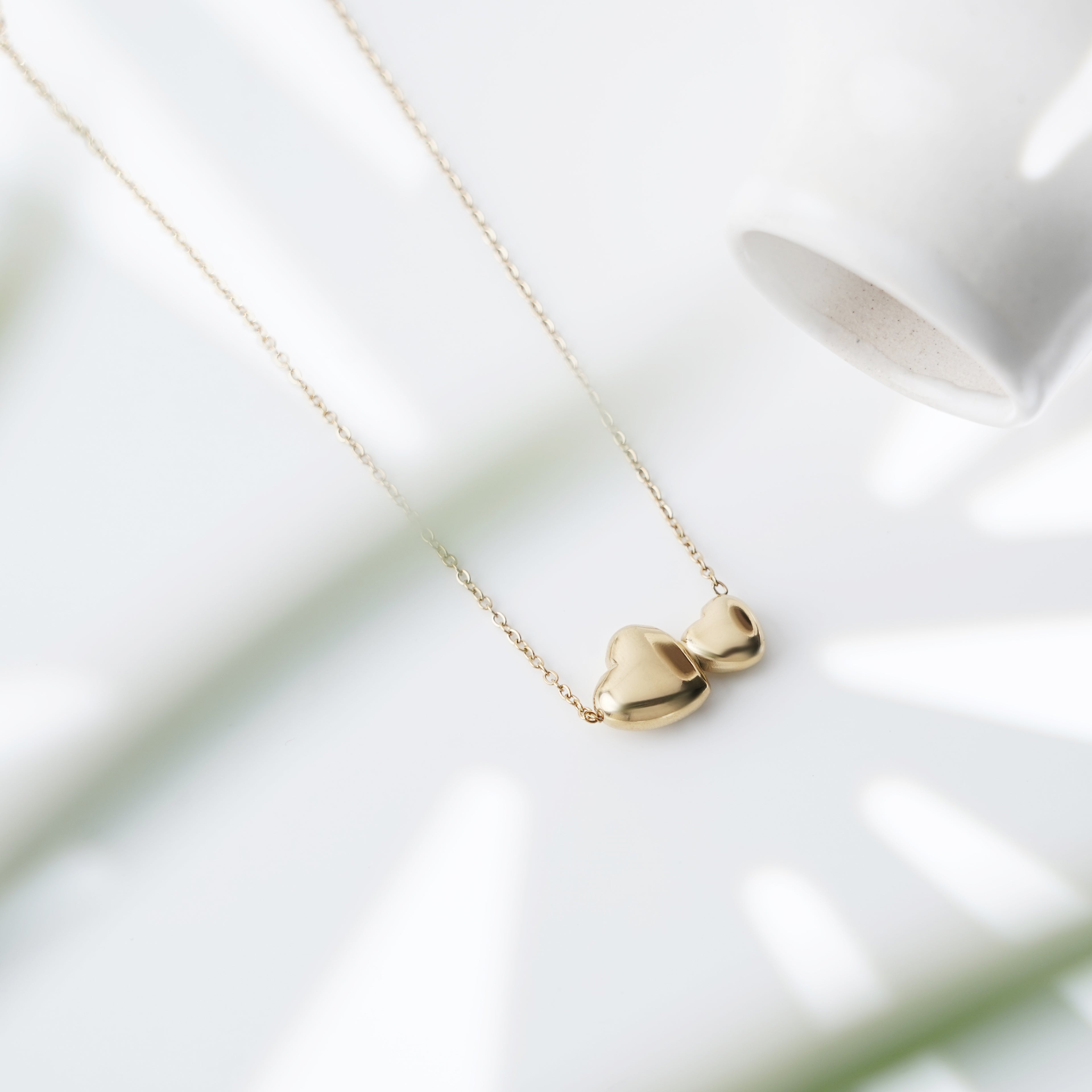 Symbol of Love: Double Heart Pendant Necklace
