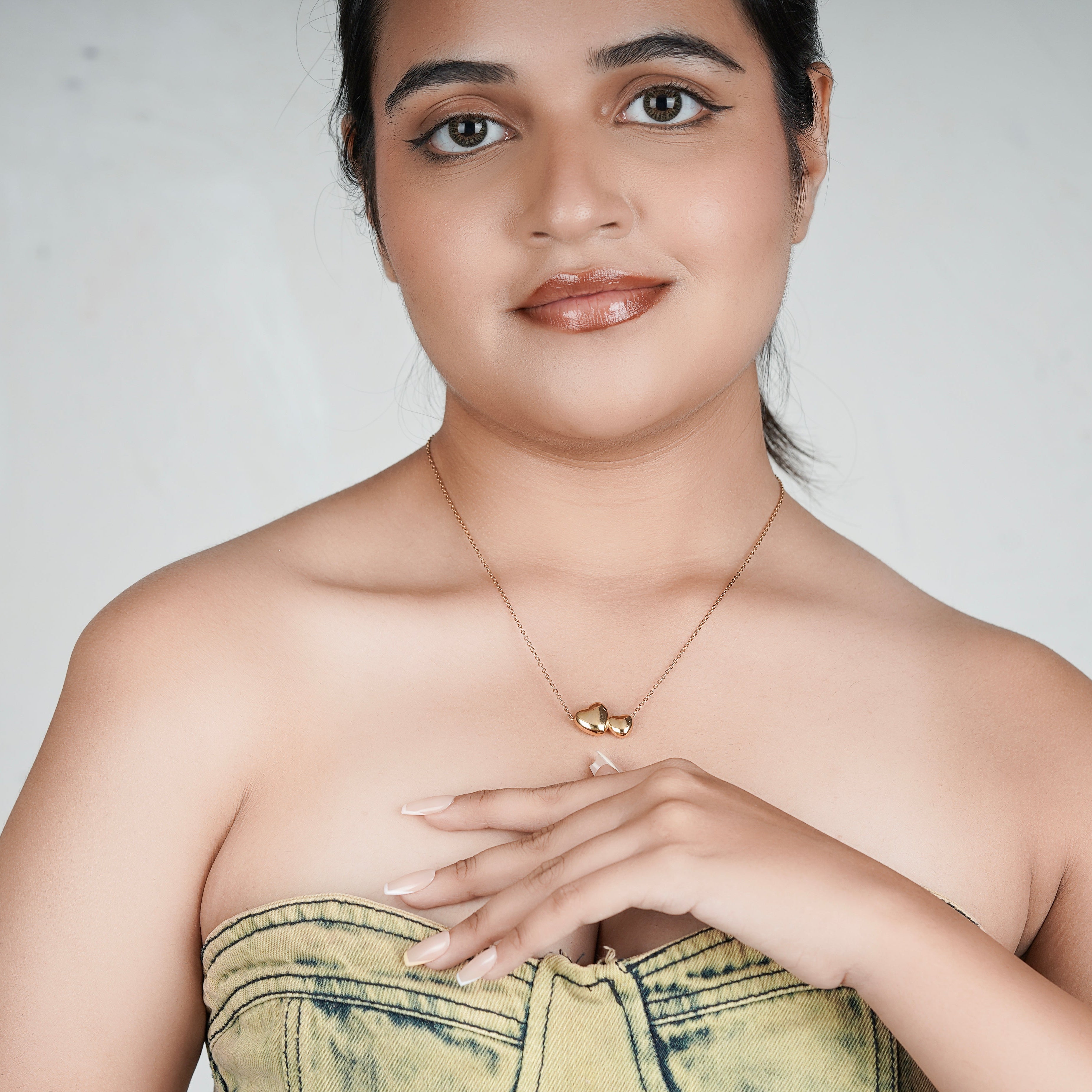 Symbol of Love: Double Heart Pendant Necklace