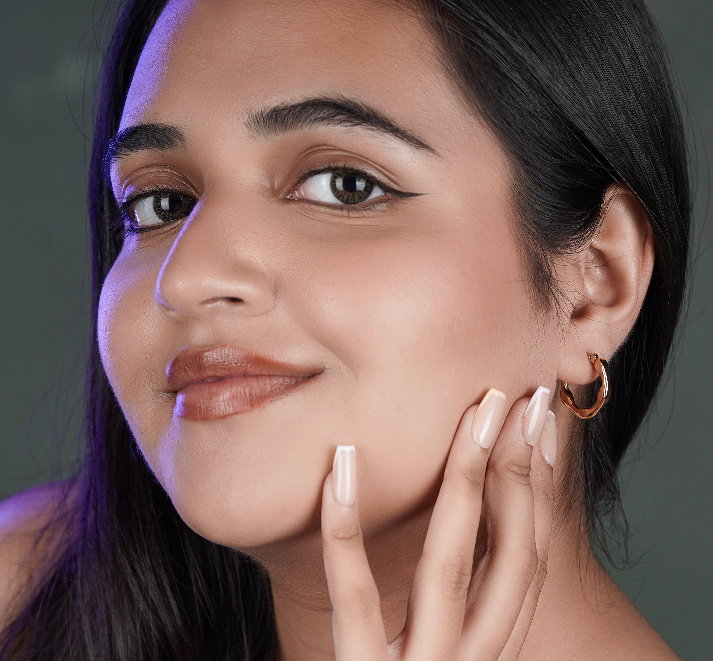 Wavy Hoop Earrings