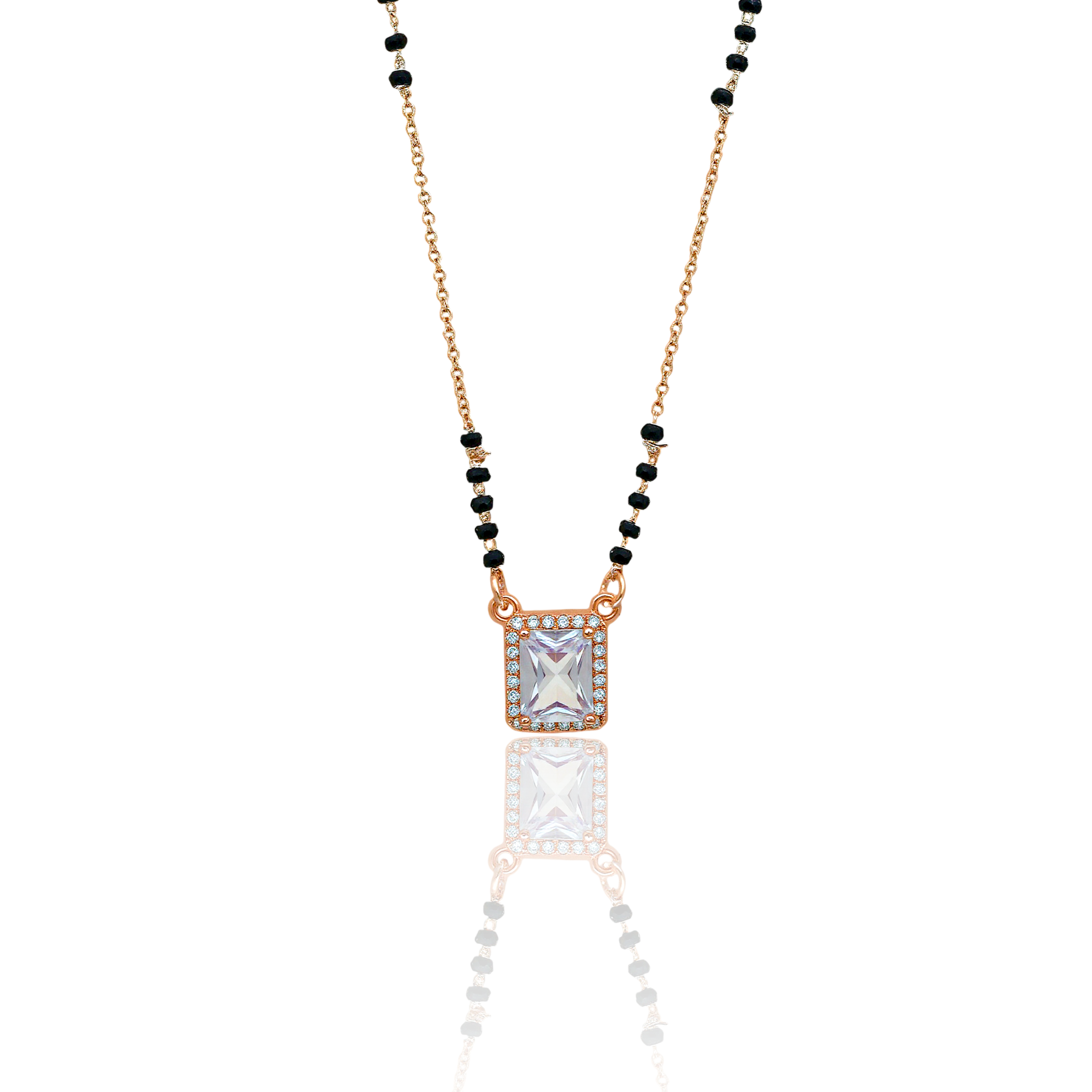 Square Pendant Mangalsutra