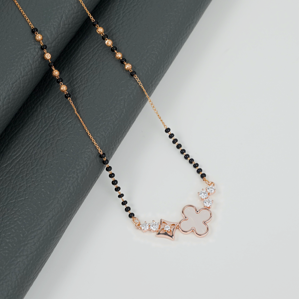 Stylish Flower Mangalsutra