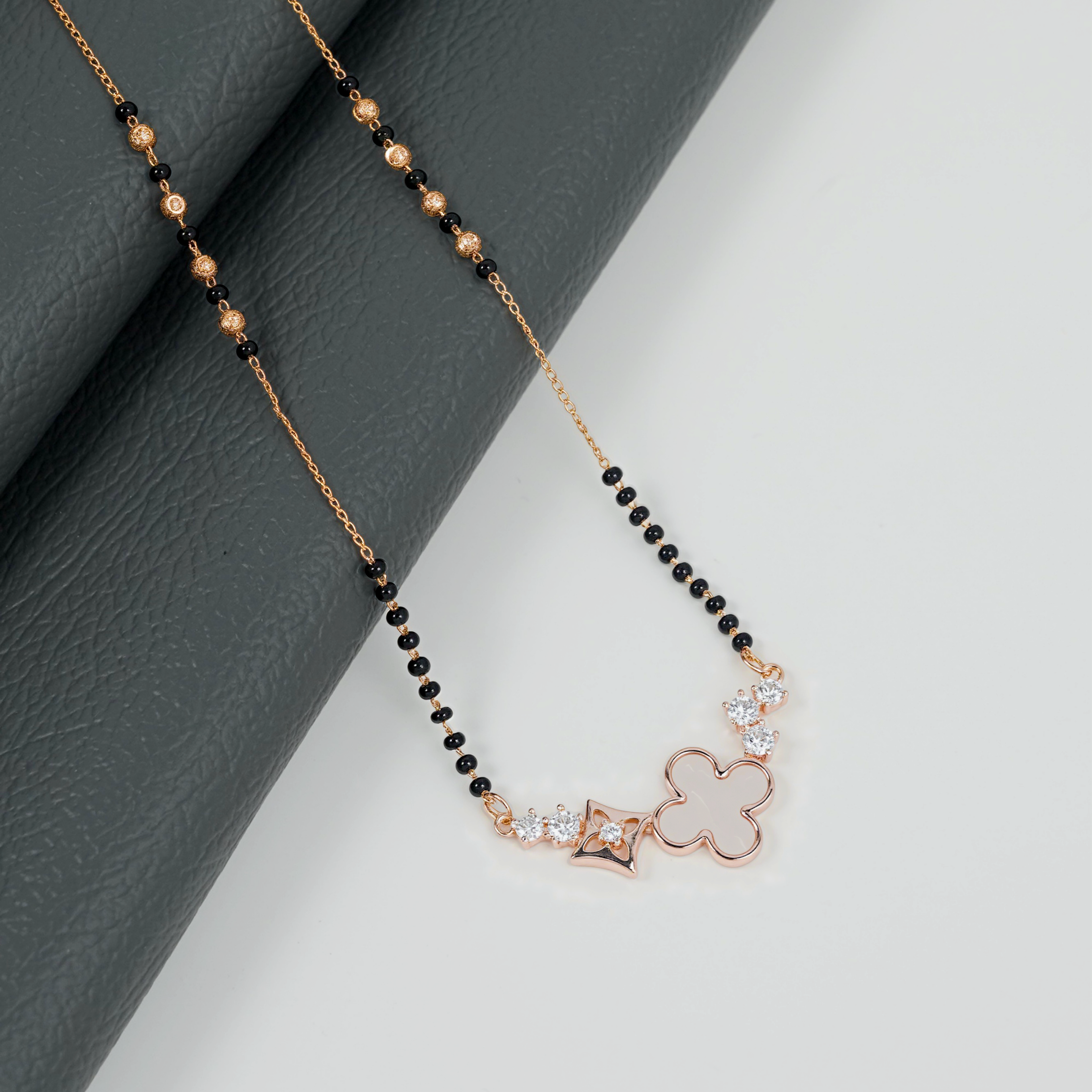 Stylish Flower Mangalsutra