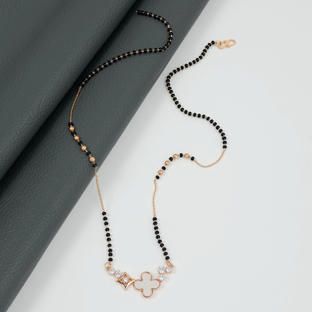 Stylish Flower Mangalsutra