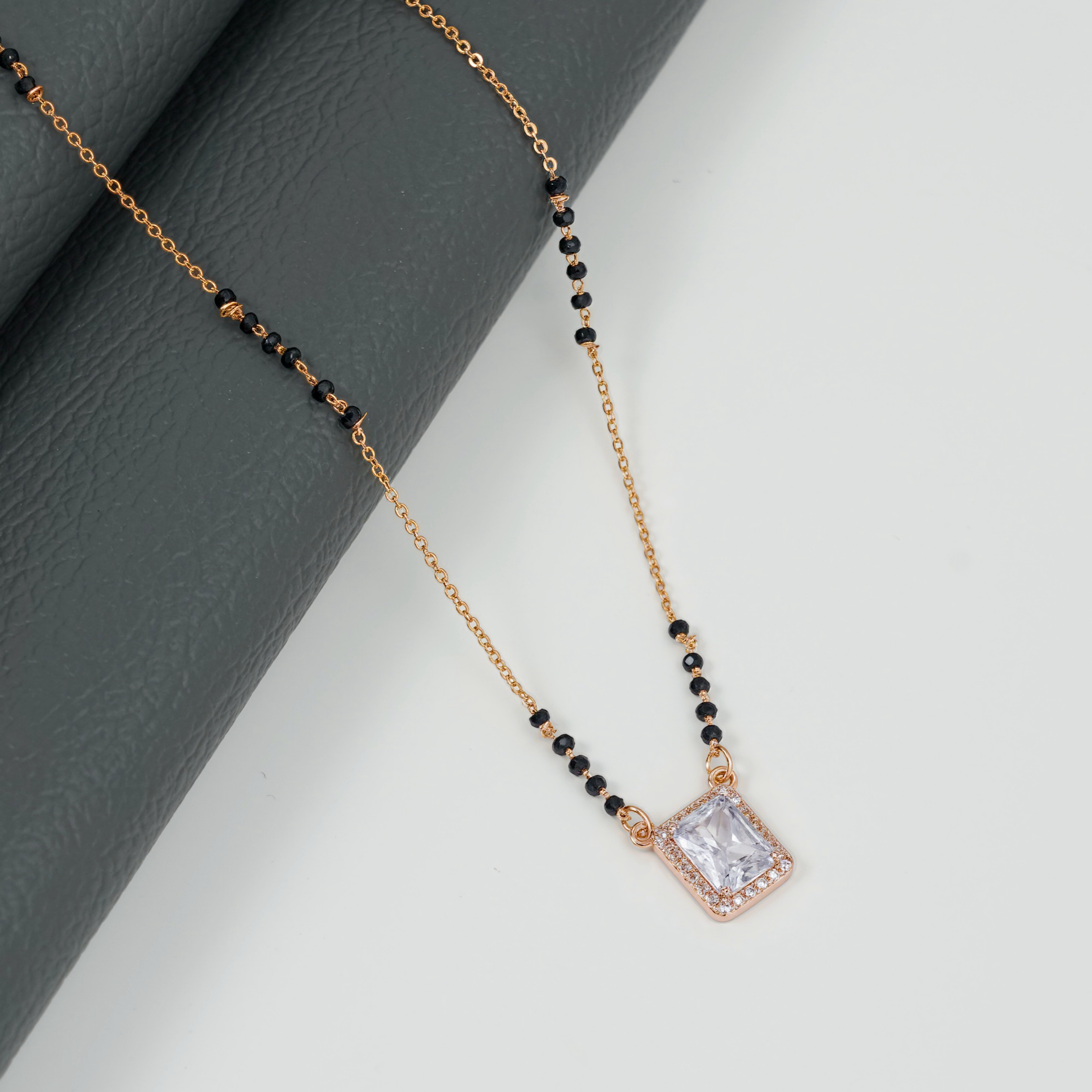 Square Pendant Mangalsutra