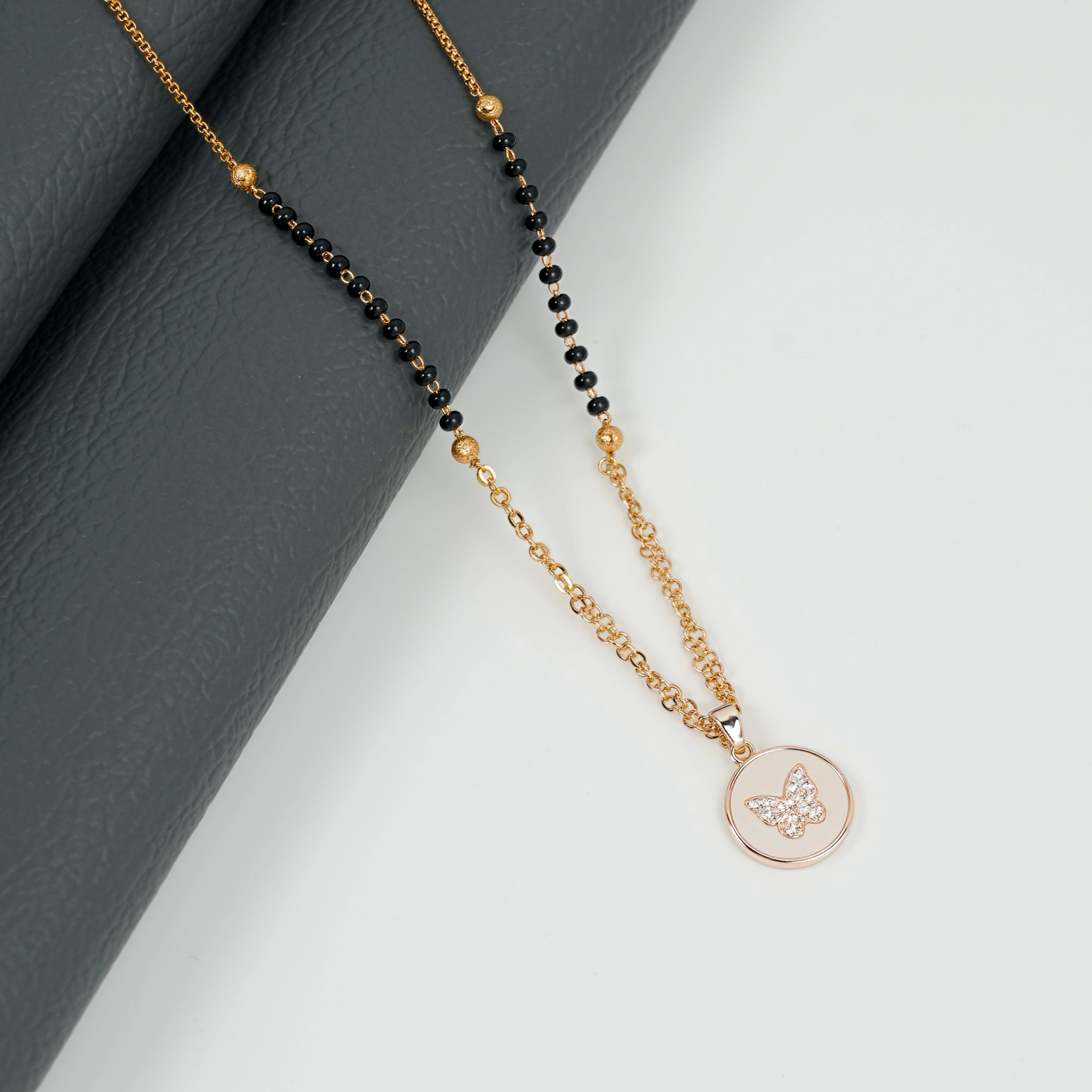 Butterfly Pendant Mangalsutra
