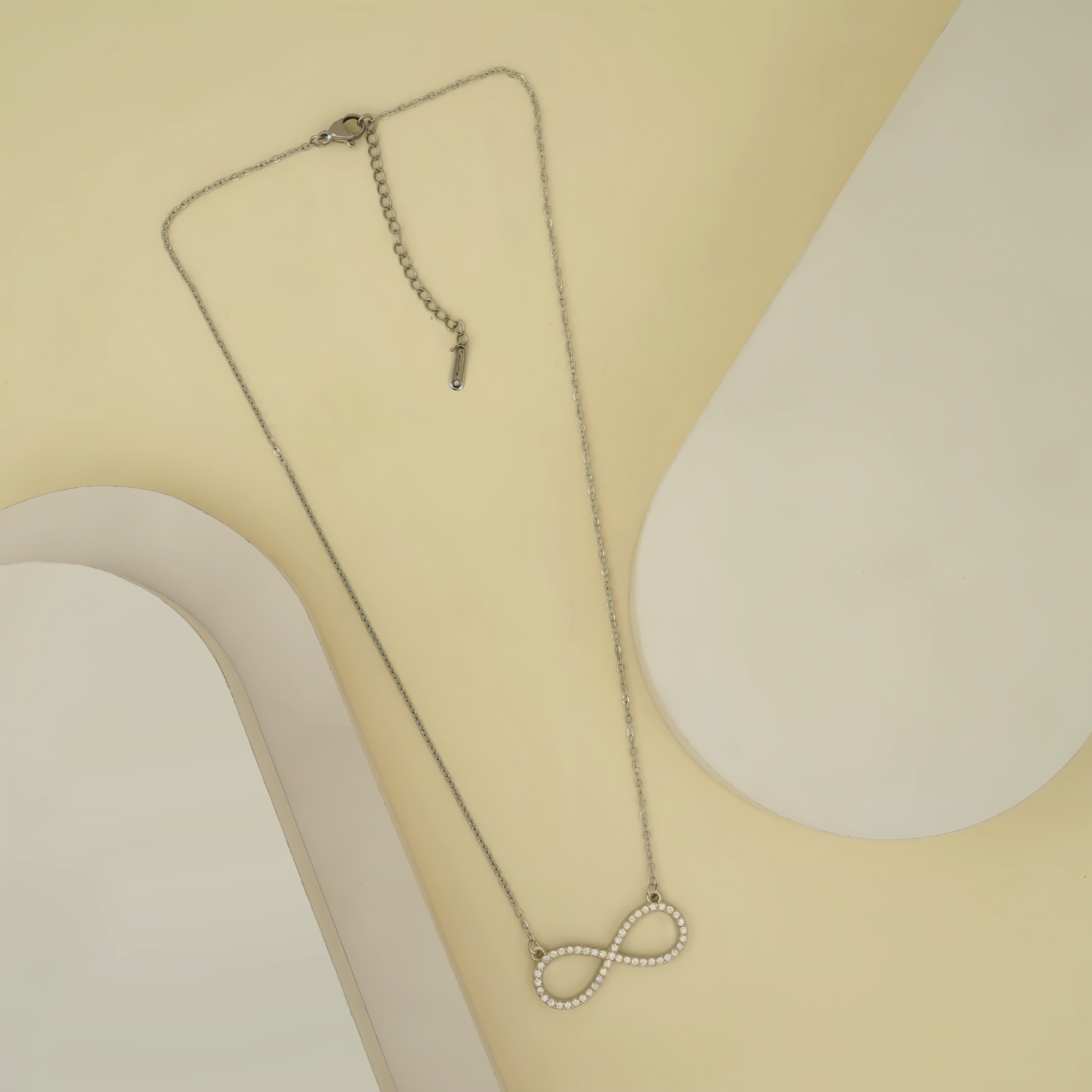 Dazzling Infinity Pendant Necklace